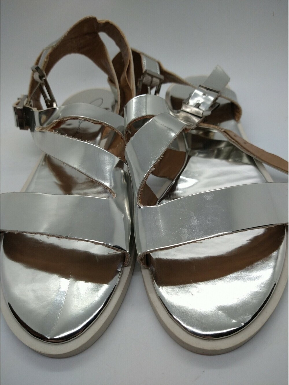 Report Signature Women's Size 9 Flat Strappy Sandals Zicco 211